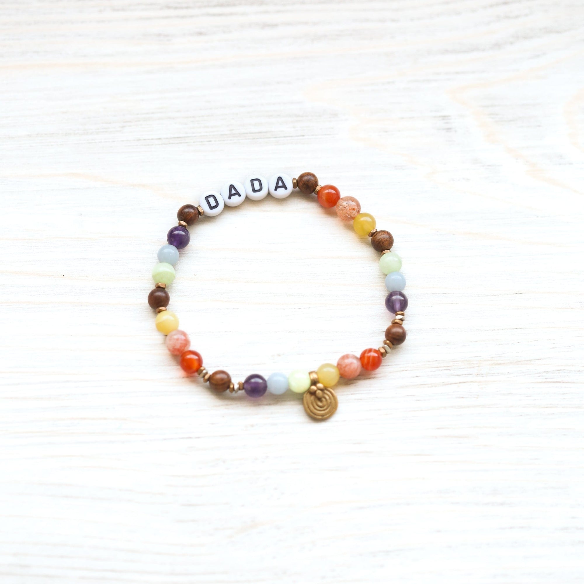 Mindful Minis™ Mala Bracelets - Rainbow Letter Set - Image 10