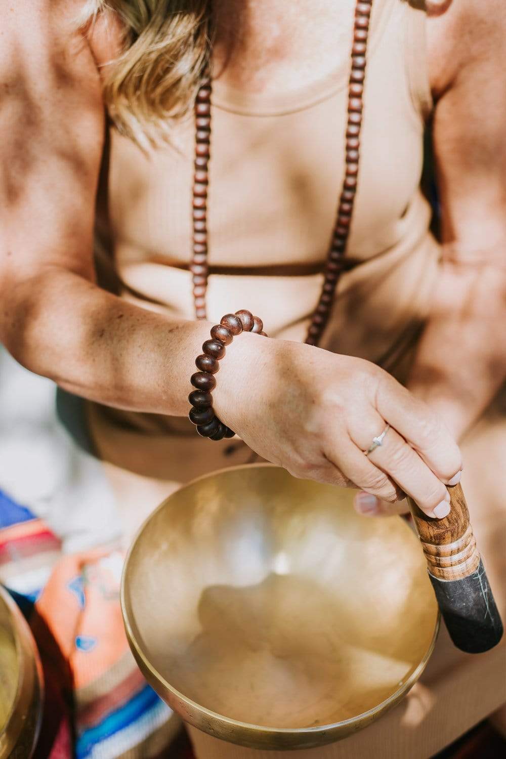 Dark Bodhi Seed Wrist Mala - Image 5