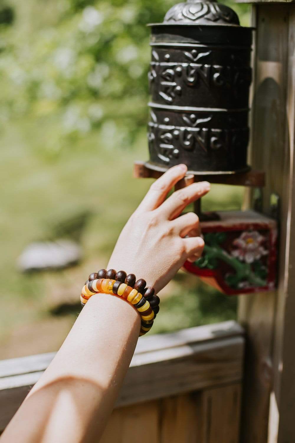 Dark Bodhi Seed Wrist Mala - Image 9