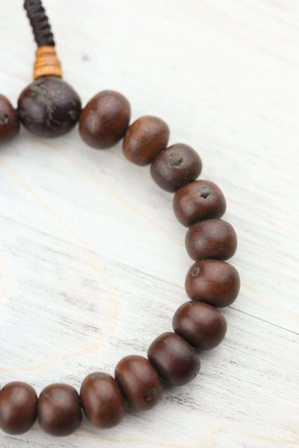 Dark Bodhi Seed Wrist Mala - Image 4