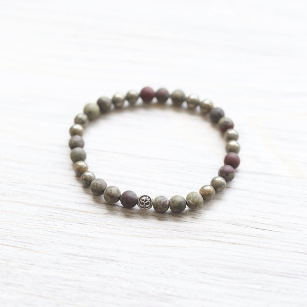Dragon's Blood Root Chakra Wrist Mala