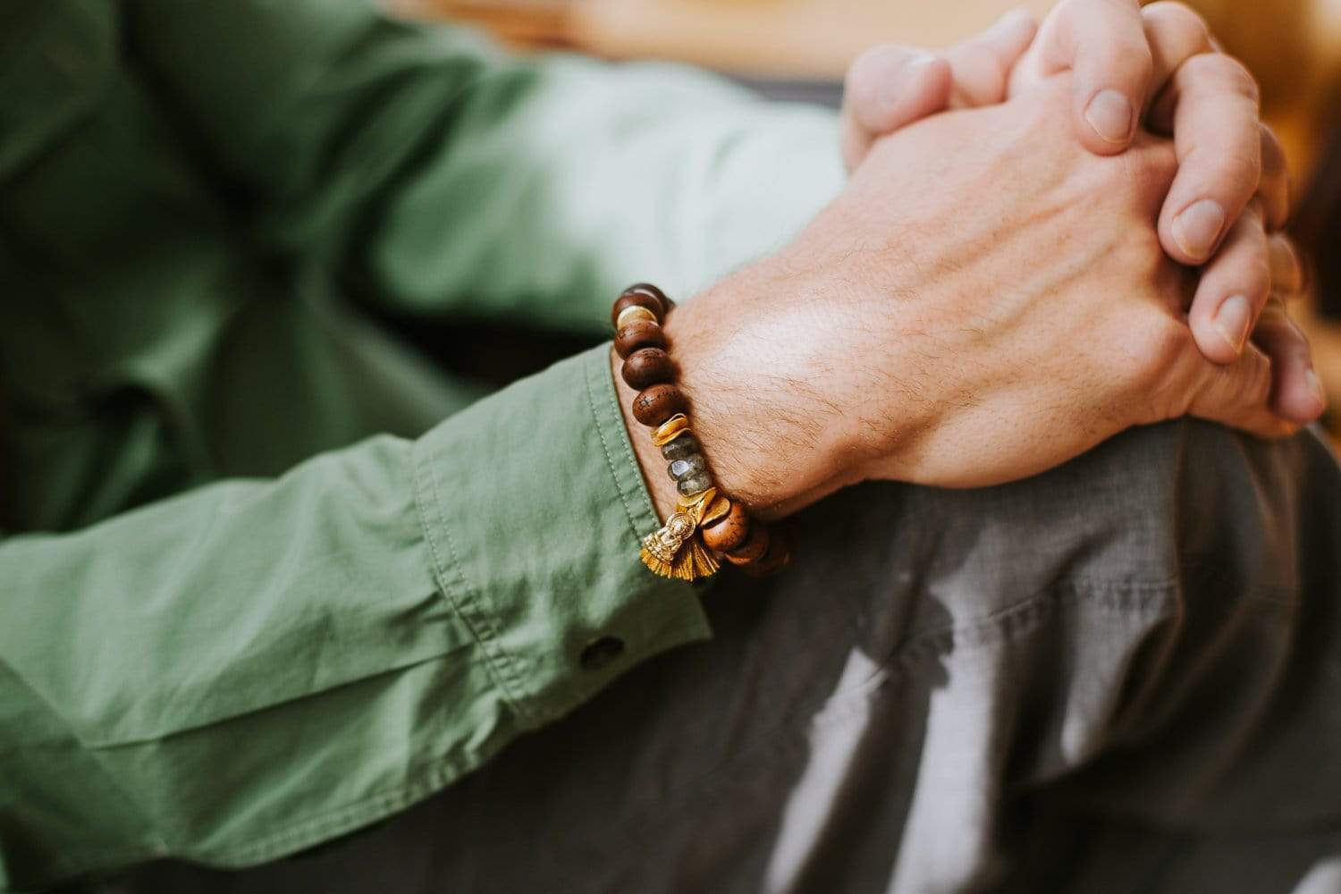 Energizing Bodhi Seed Wrist Mala - Image 3