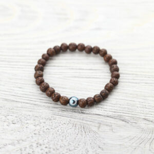 Evil Eye Rudraksha Protection Bracelet
