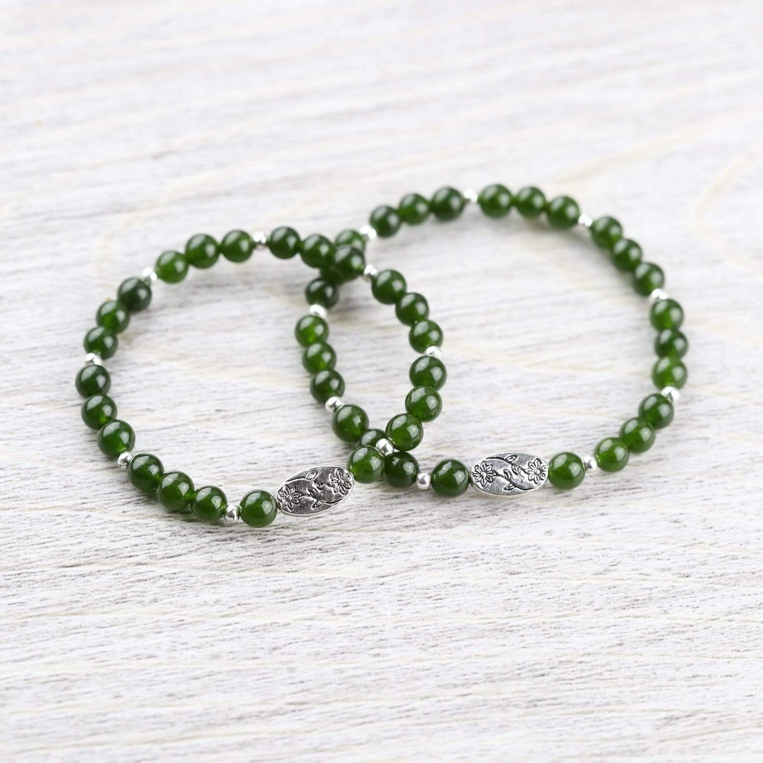 Jade Healing Wrist Mala - Image 4