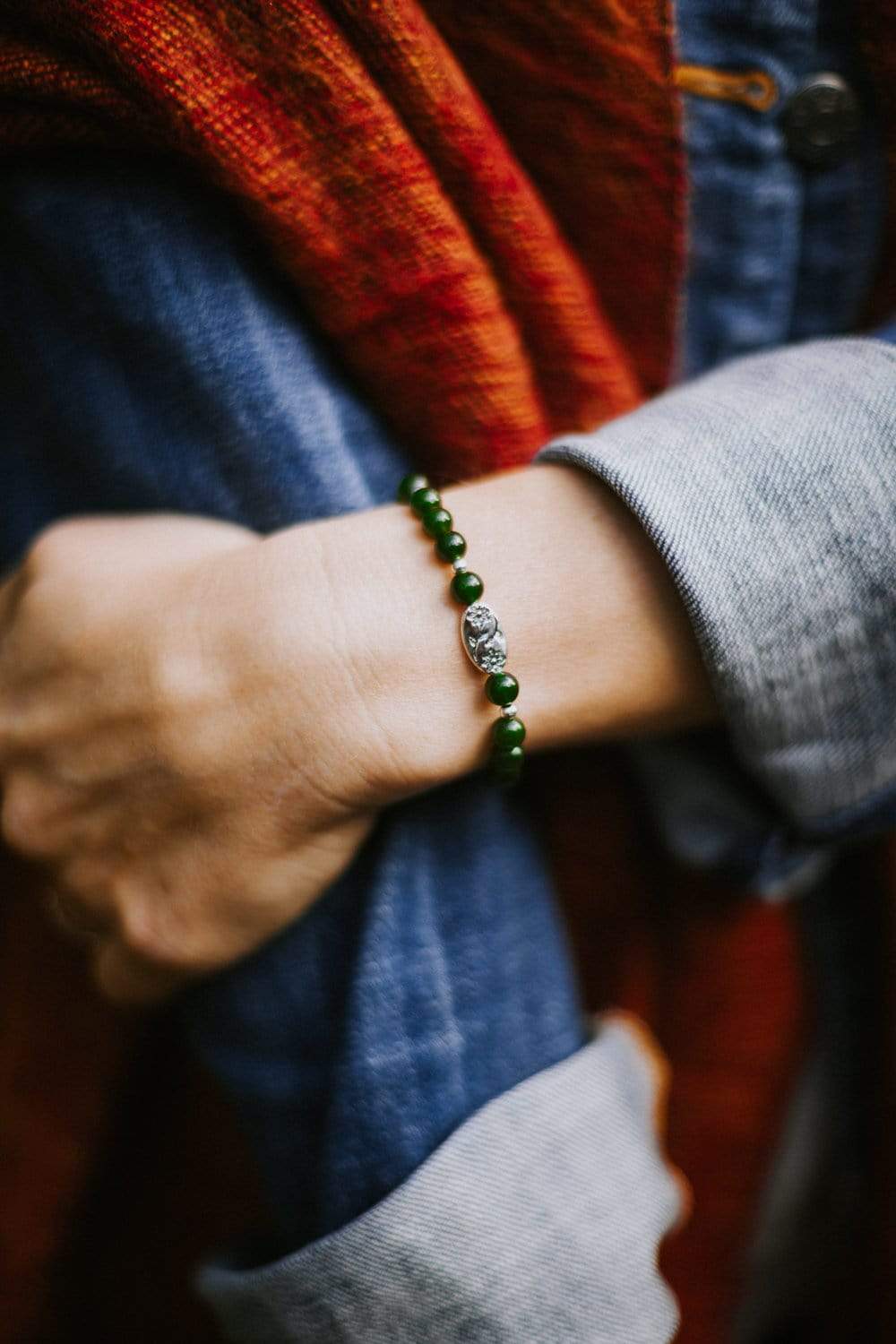 Jade Healing Wrist Mala - Image 3