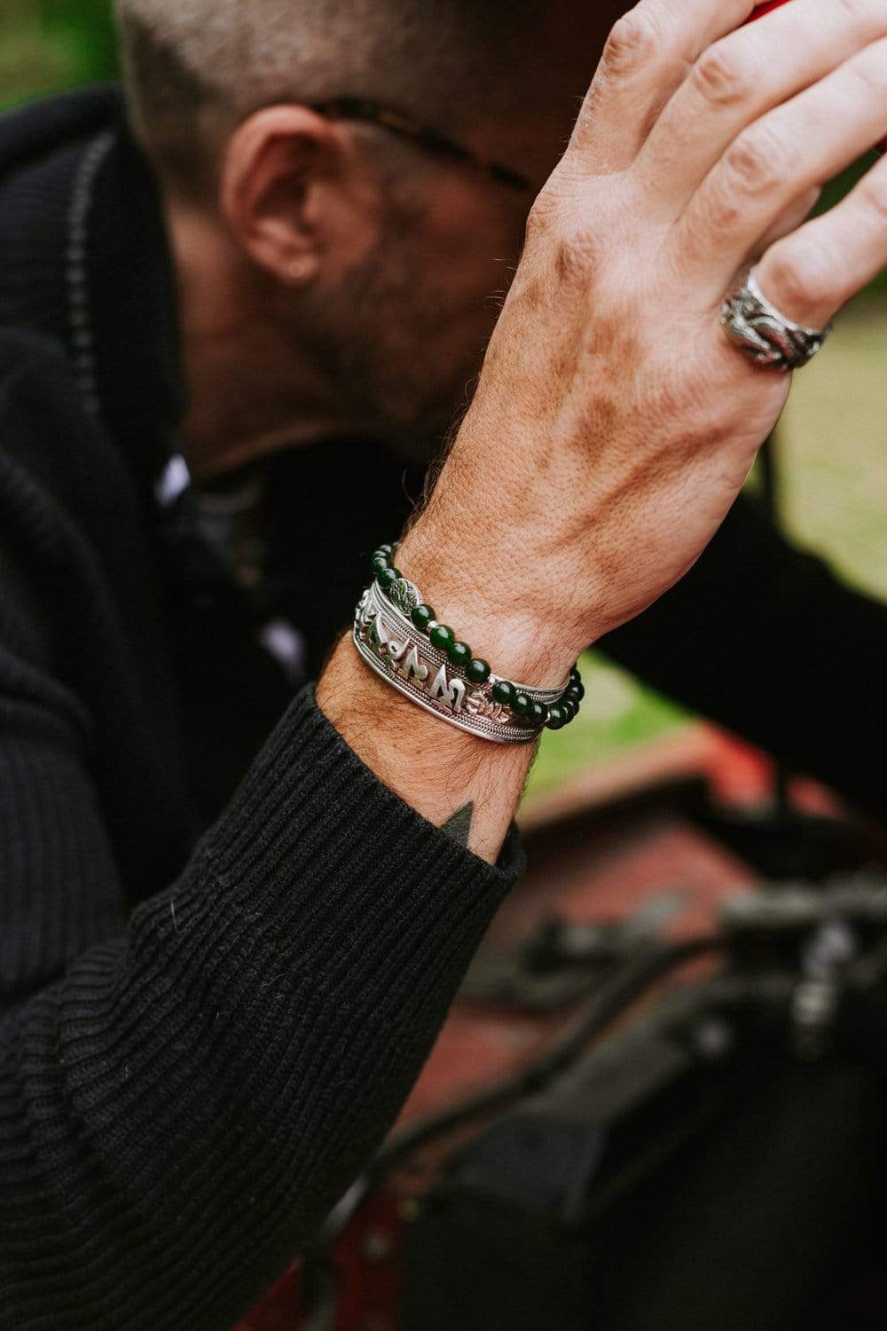 Jade Healing Wrist Mala - Image 9