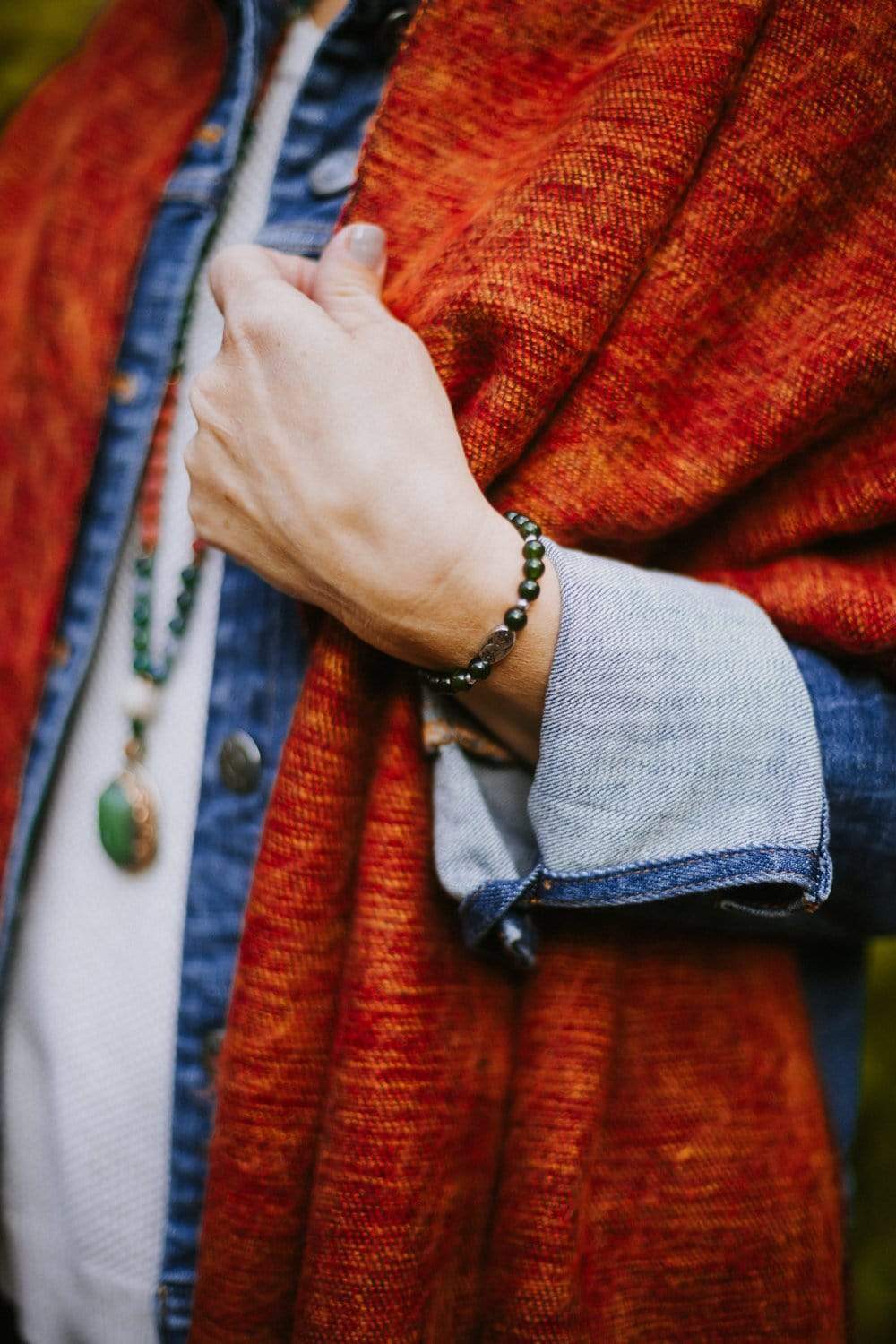 Jade Healing Wrist Mala - Image 7