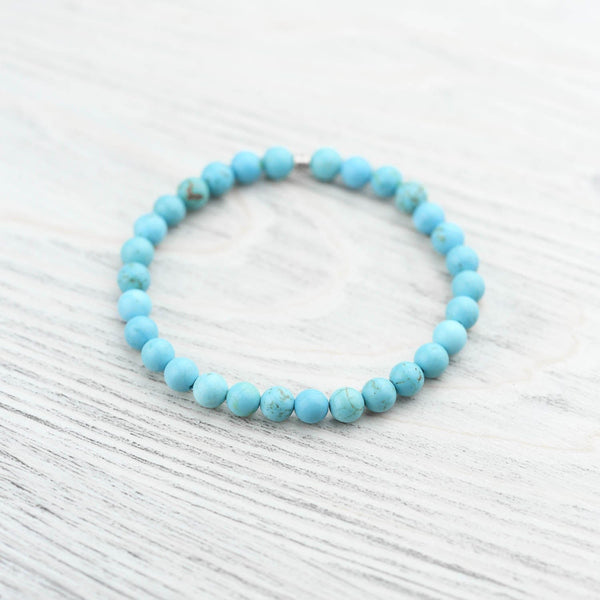 Healing True Turquoise Everyday™ Mala Bracelet