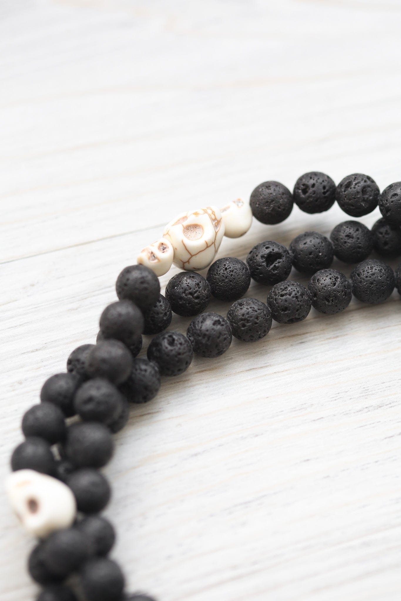 Lava & Skull Reflection Mala - Image 5