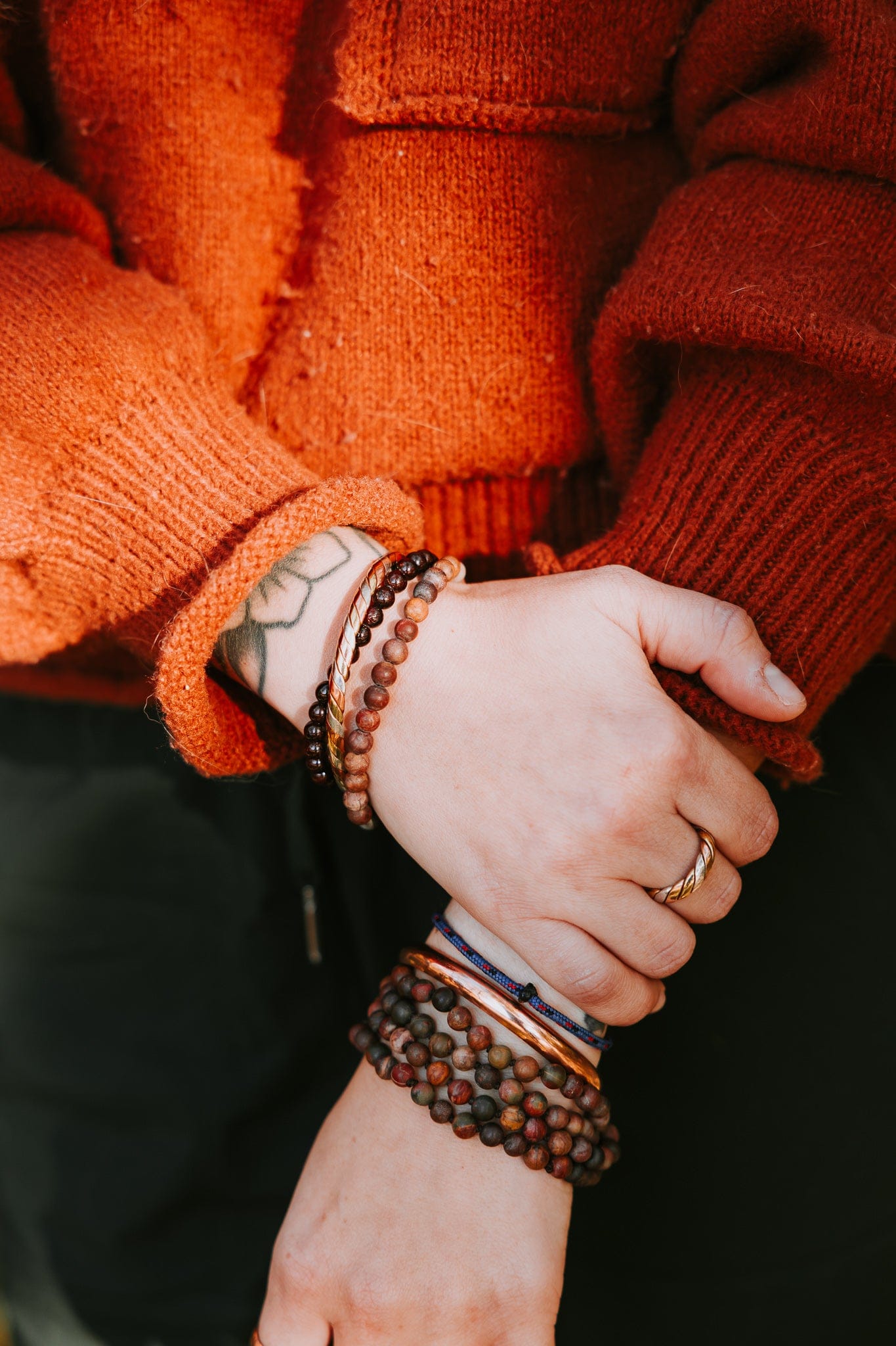 Matte Riverstone Everyday™ Mala Bracelet - Image 8