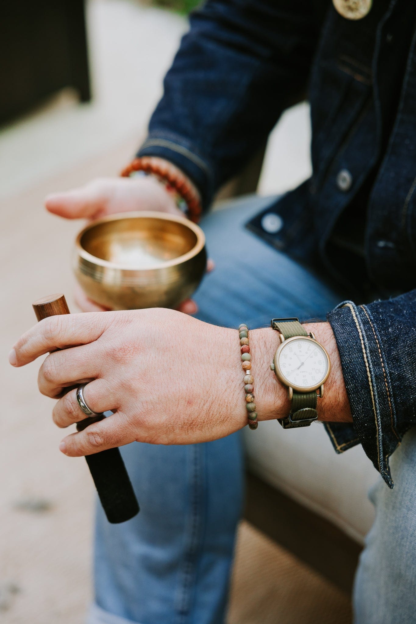 Matte Riverstone Everyday™ Mala Bracelet - Image 3