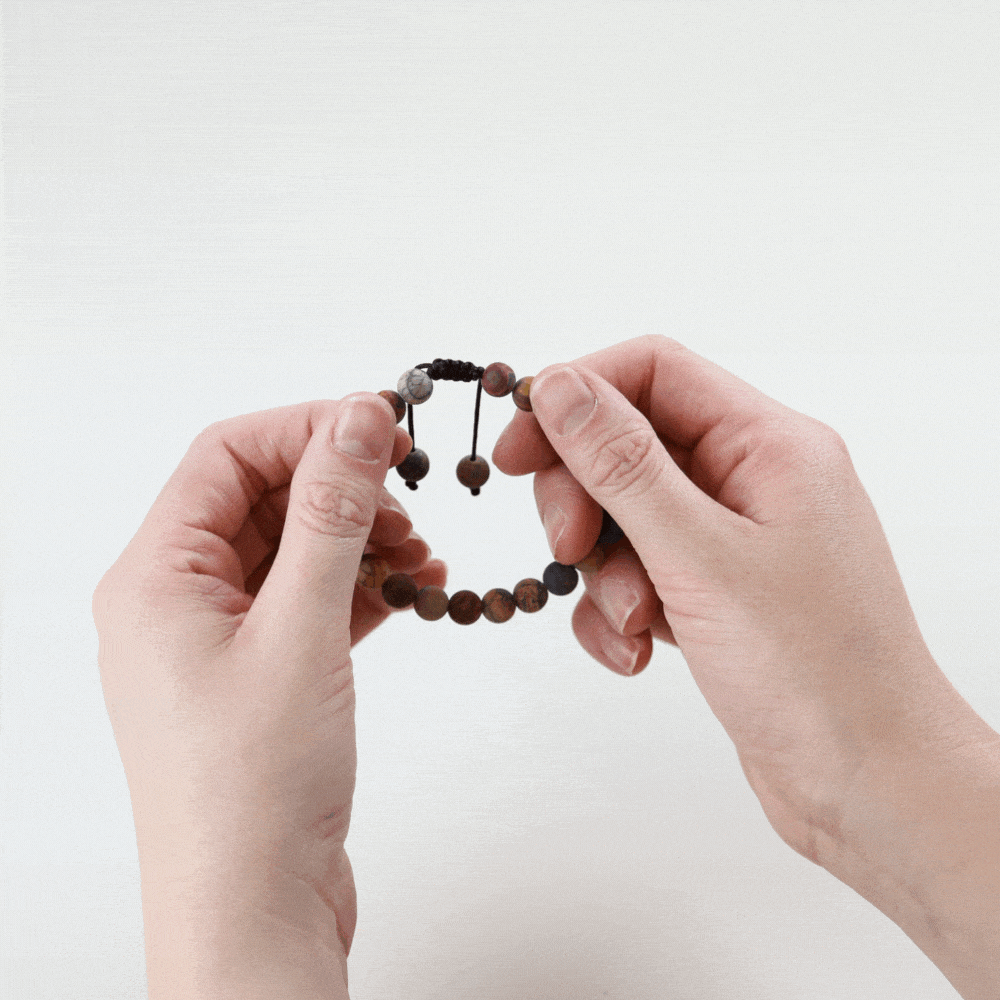Matte Riverstone Wrist Mala - Image 3