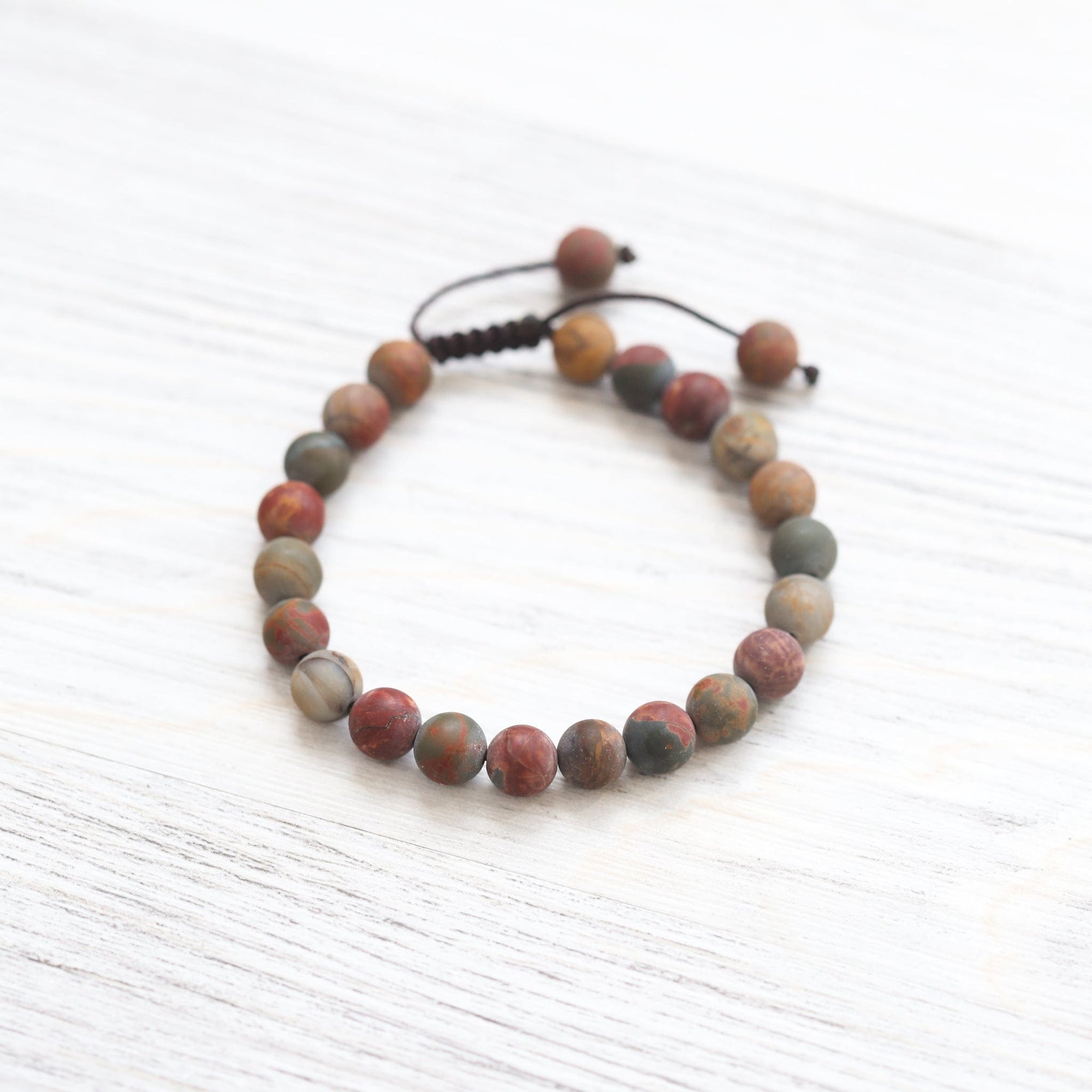 Matte Riverstone Wrist Mala - Image 2