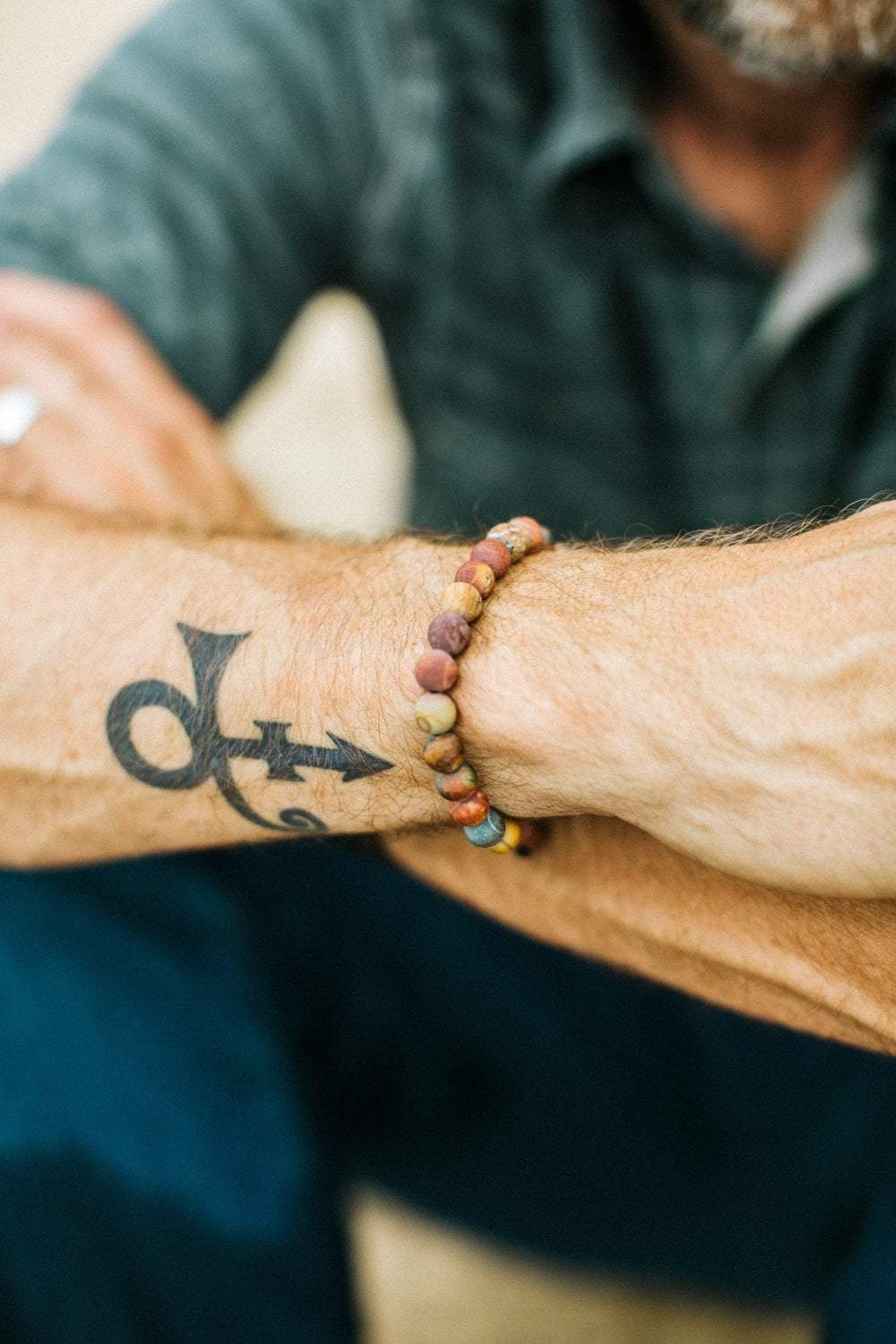 Matte Riverstone Wrist Mala - Image 9