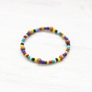 Mindful Minis™ Mala Bracelet - Multicolor Sandalwood