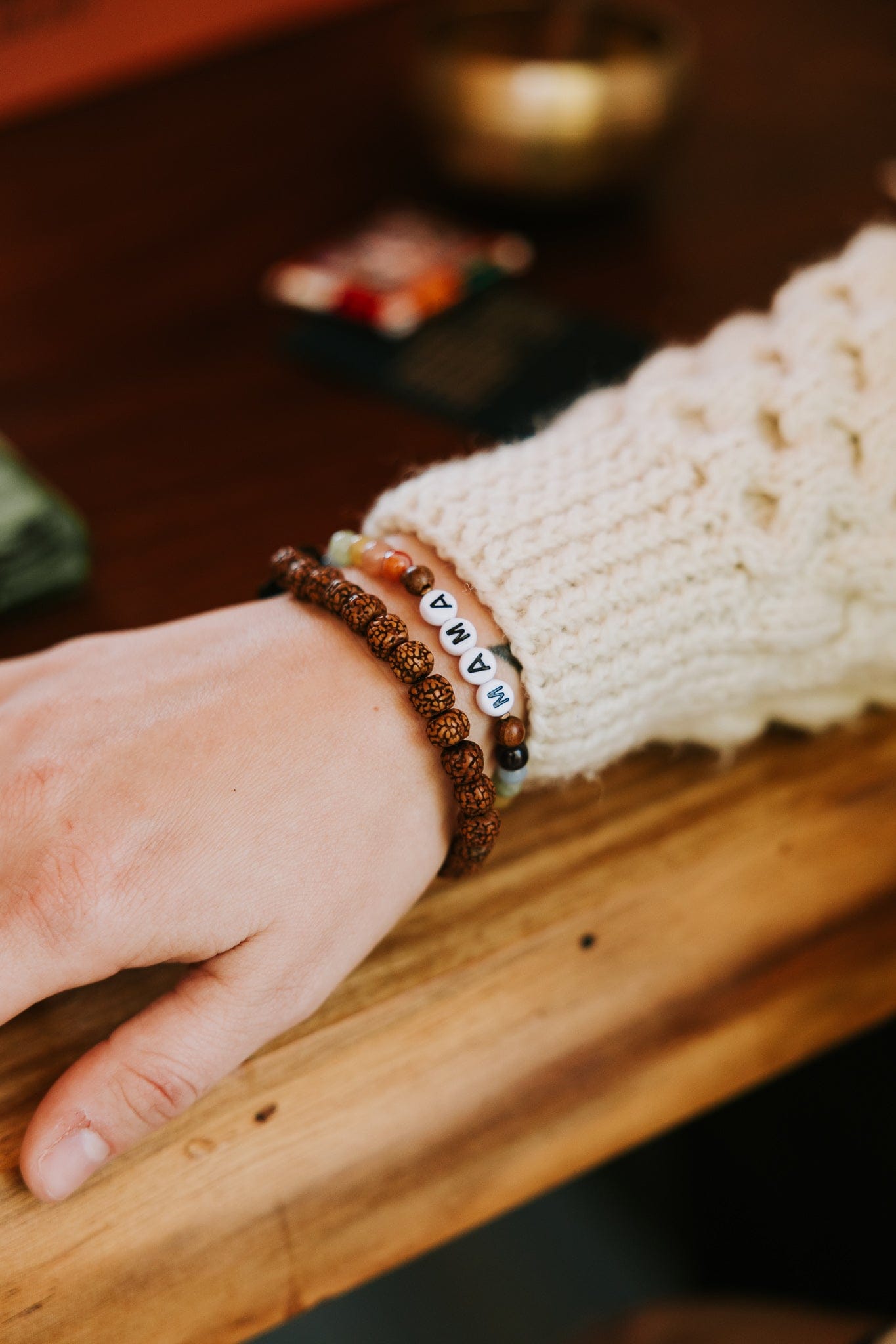 Mindful Minis™ Mala Bracelets - Rainbow Letter Set - Image 12