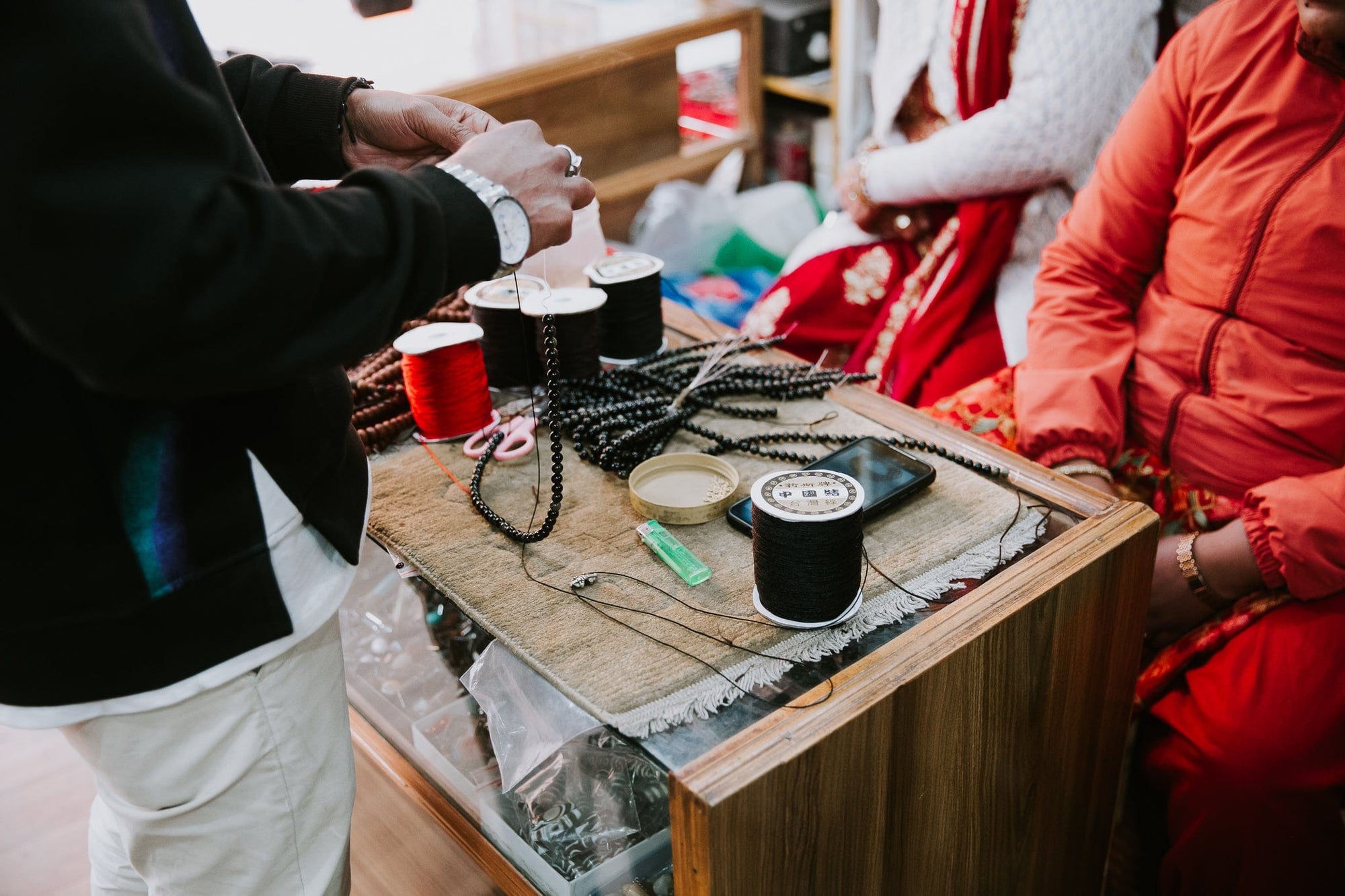 Negativity Blocking Obsidian Mala Bracelet - Image 15