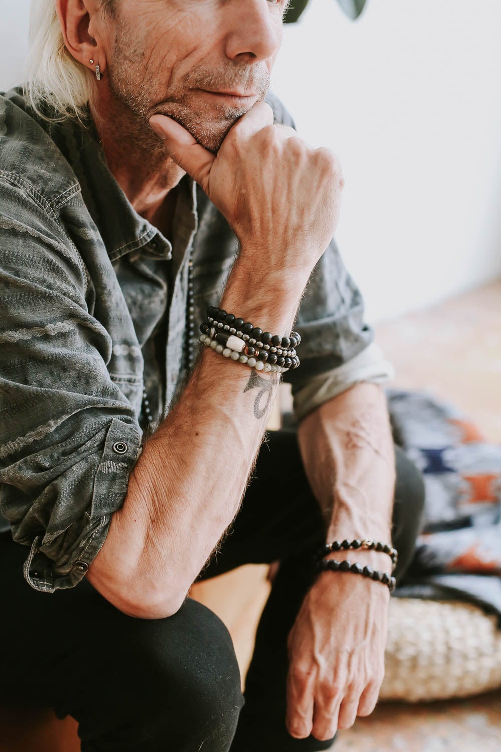 Negativity Defense Hematite Everyday™ Mala Bracelet - Image 7