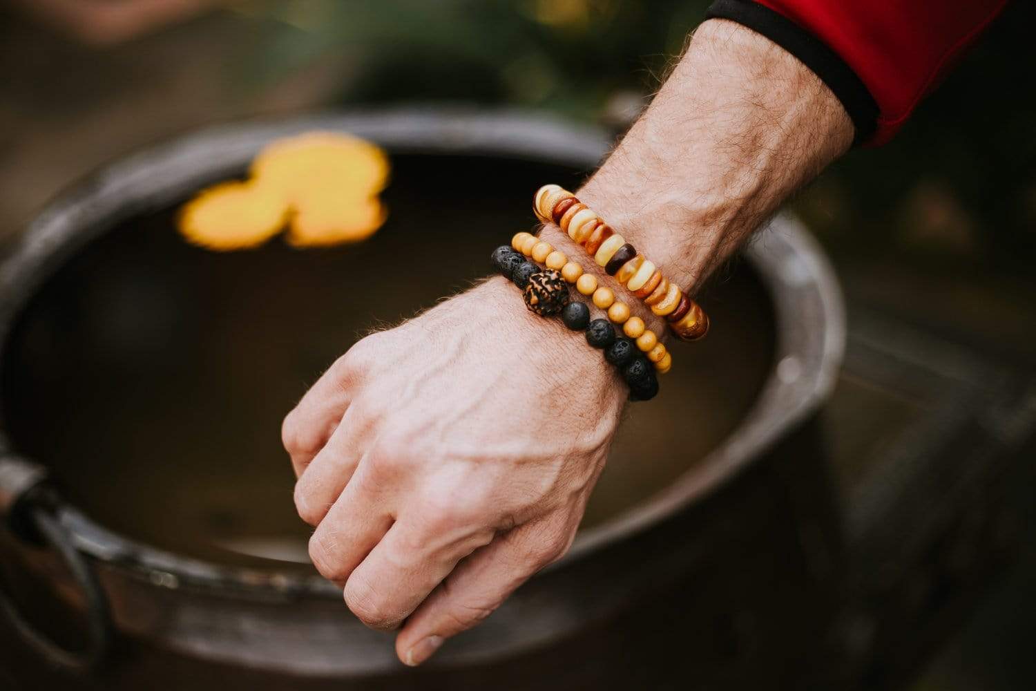 Resilient Spirit Lava & Mastodon Wrist Mala - Image 5