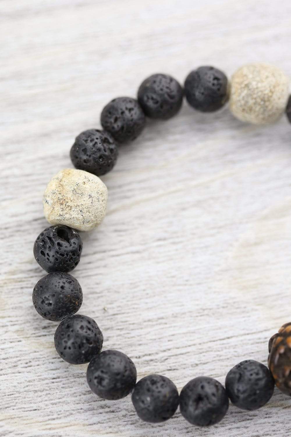 Resilient Spirit Lava & Mastodon Wrist Mala - Image 6