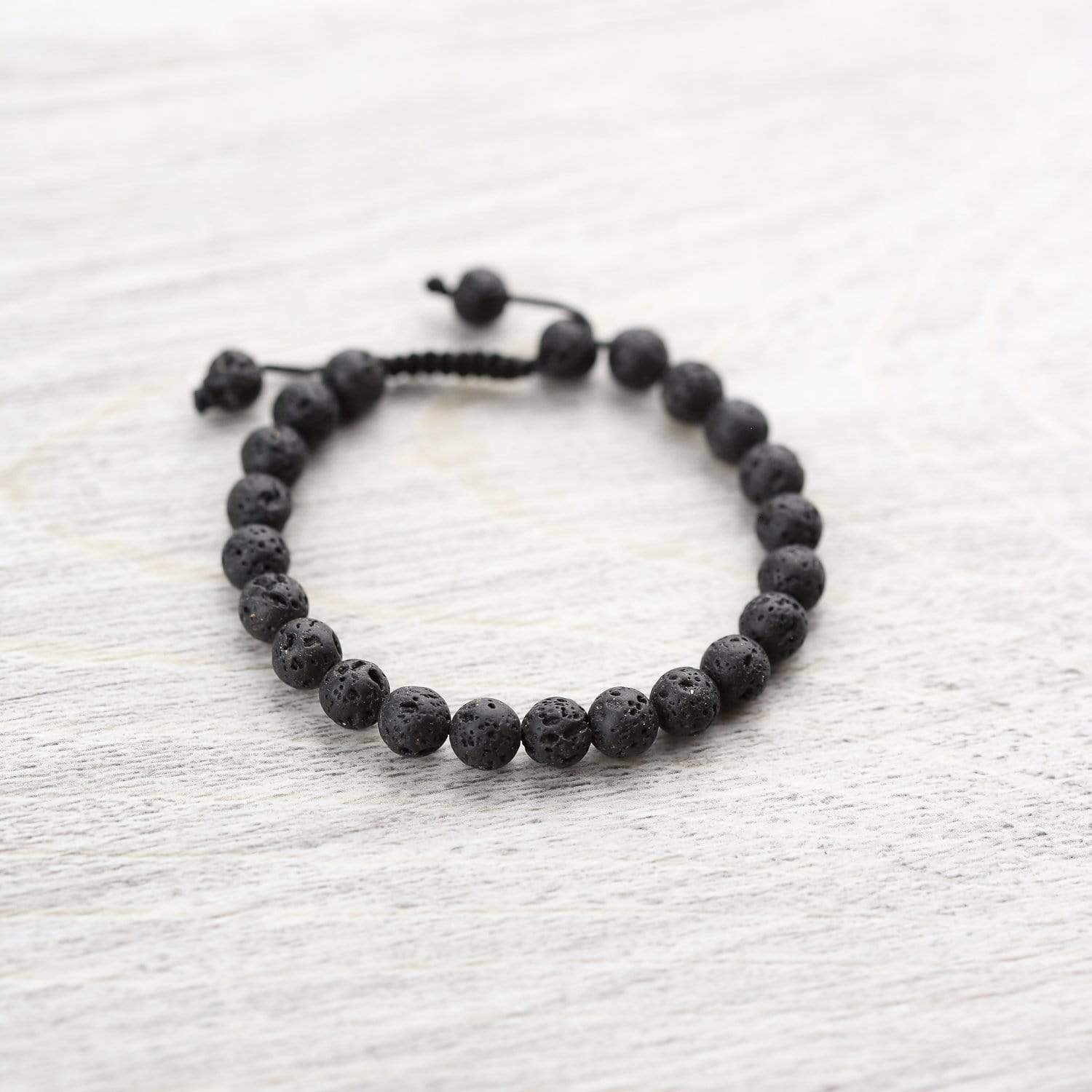 Stabilizing Lava Rock Wrist Mala - Image 2