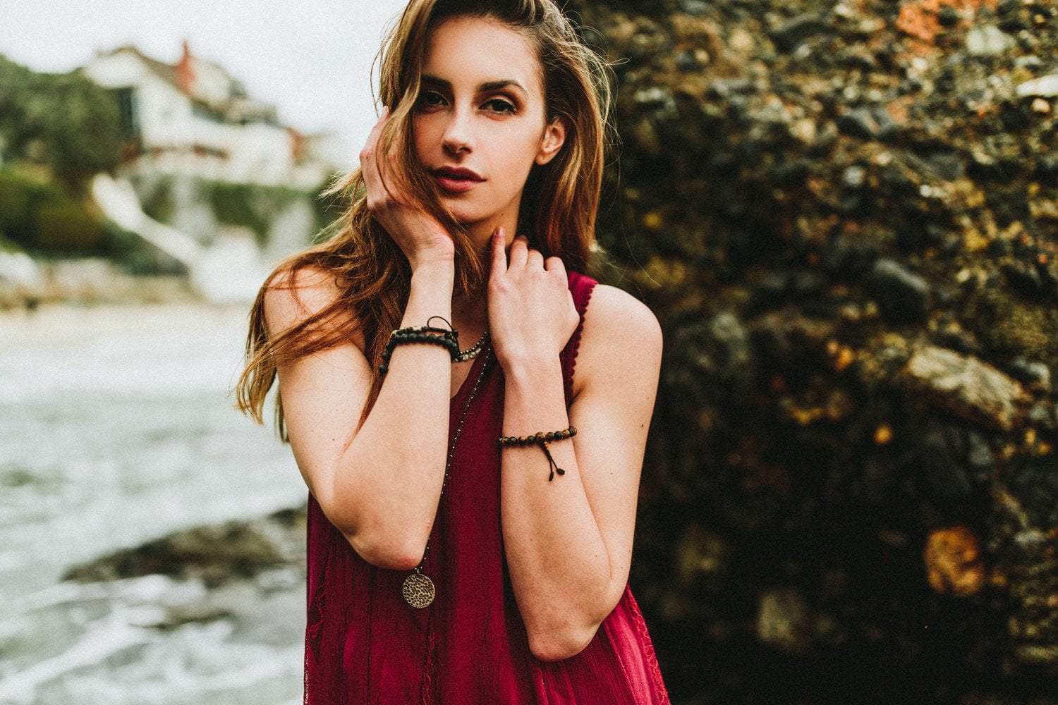 Stabilizing Lava Rock Wrist Mala - Image 6