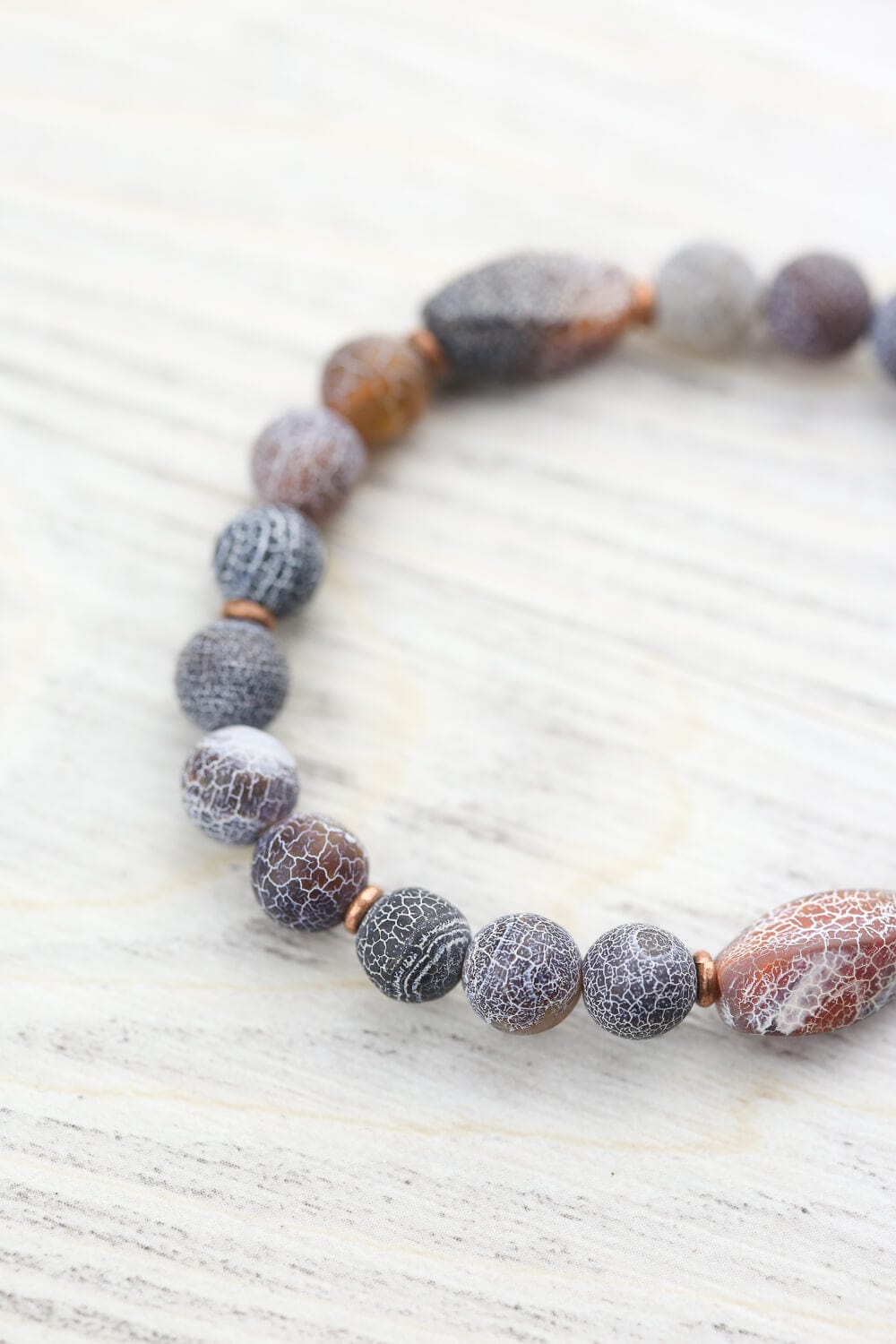 Tibetan Dragon Vein Agate Bracelet - Image 8