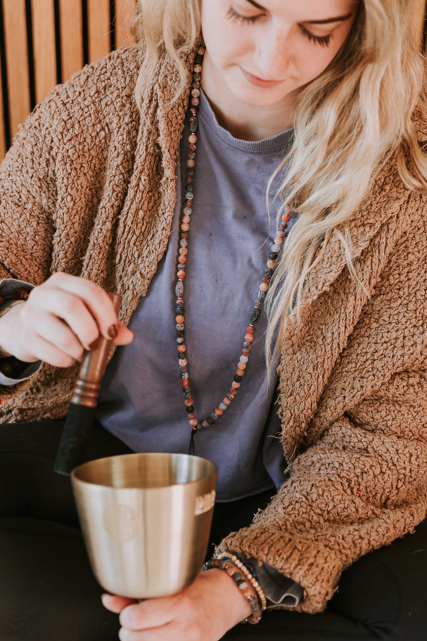Tibetan Dragon Vein Agate Bracelet - Image 12