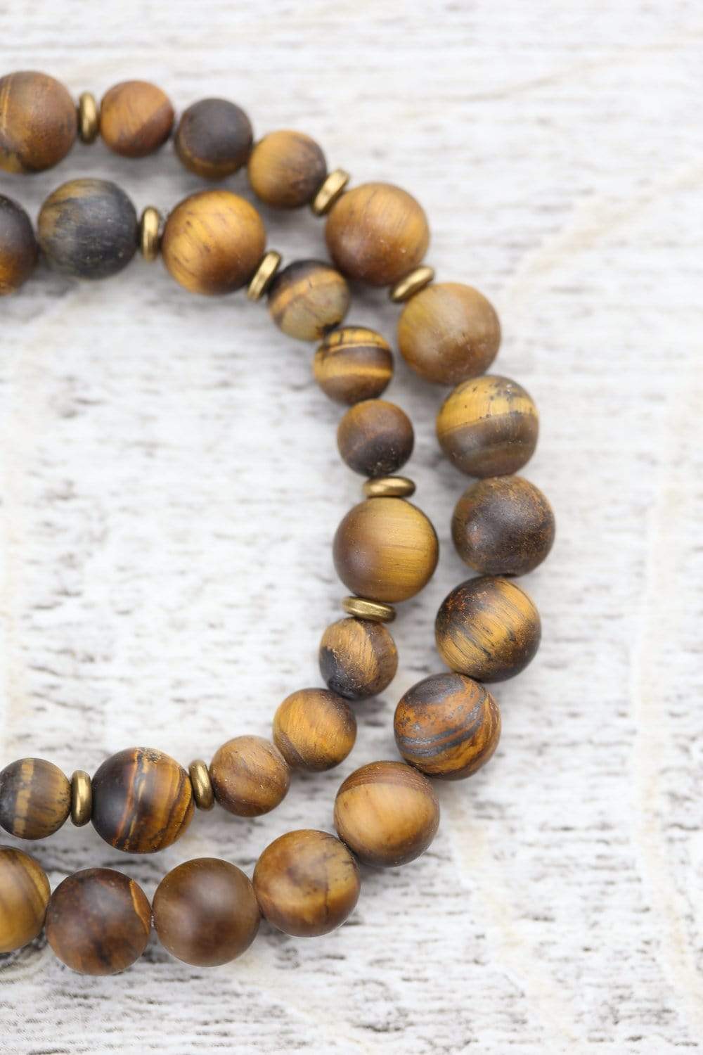 Tiger Eye Strength Double Wrap Bracelet - Image 4