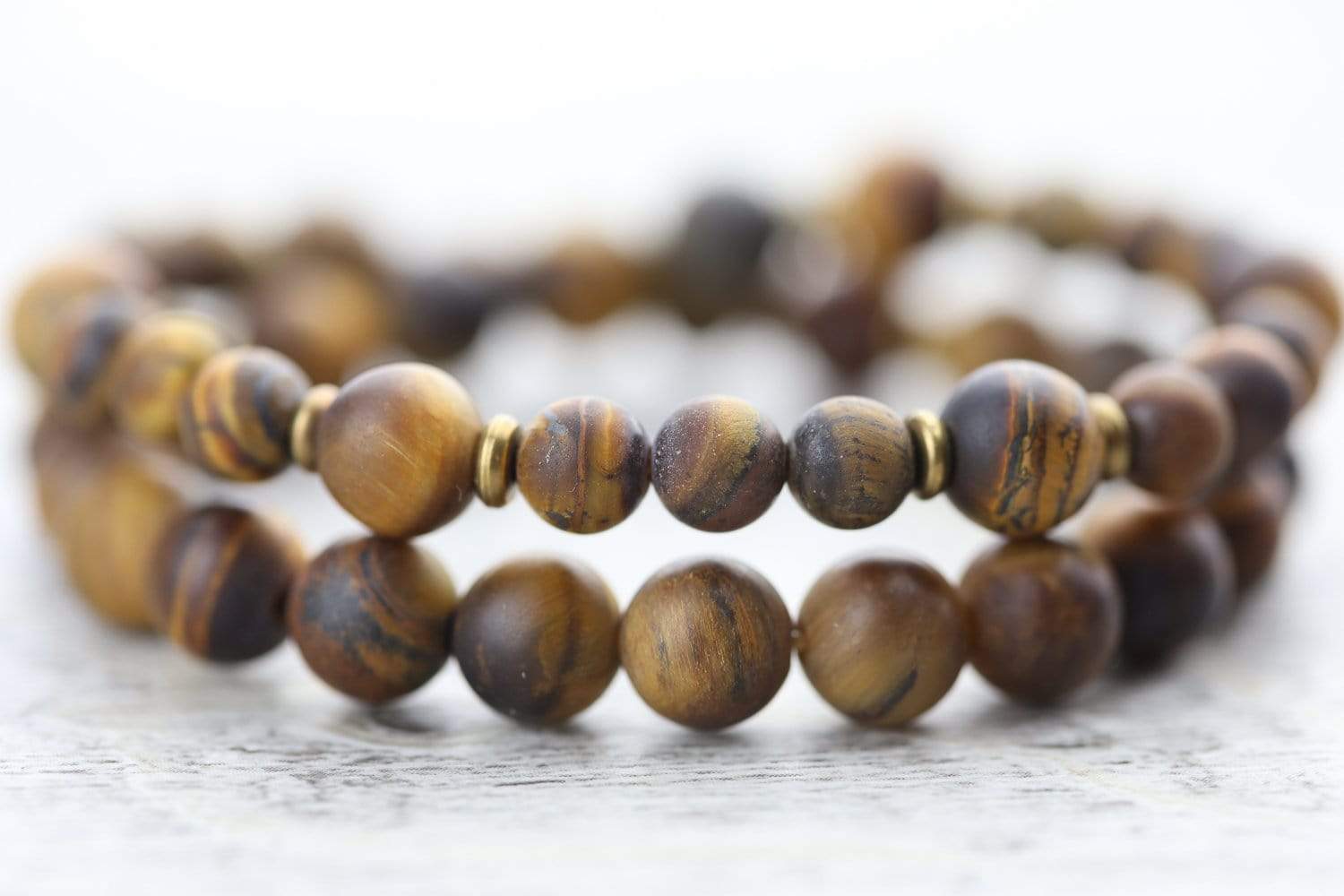 Tiger Eye Strength Double Wrap Bracelet - Image 6