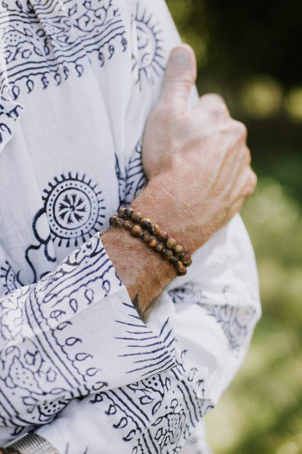 Tiger Eye Strength Double Wrap Bracelet - Image 7