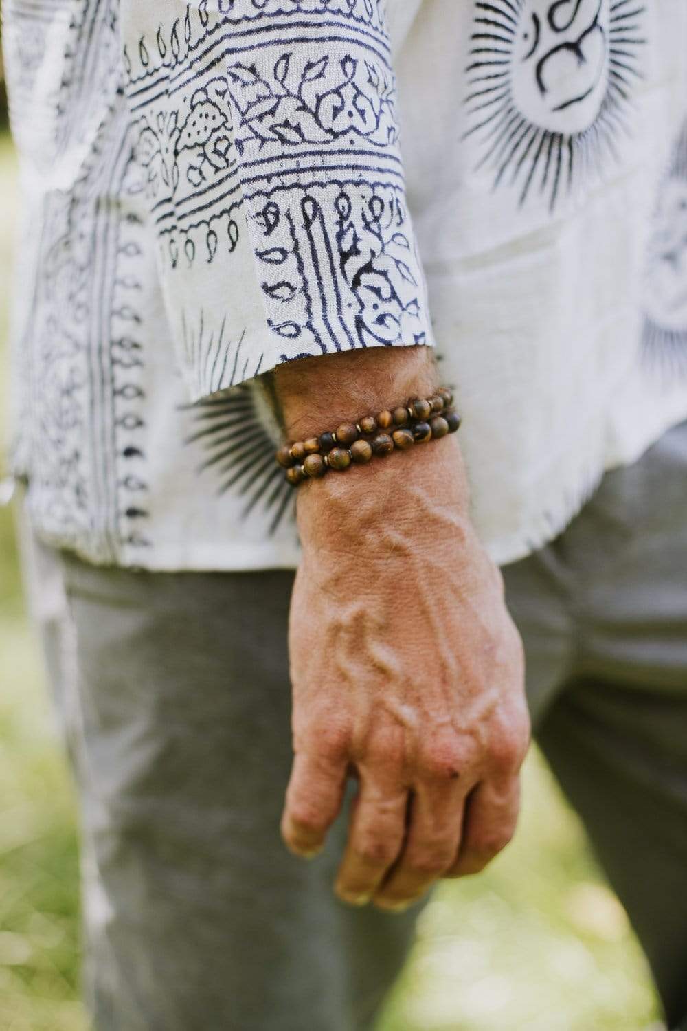 Tiger Eye Strength Double Wrap Bracelet - Image 3