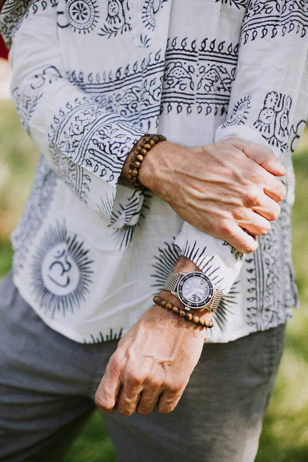 Tiger Eye Strength Double Wrap Bracelet - Image 5
