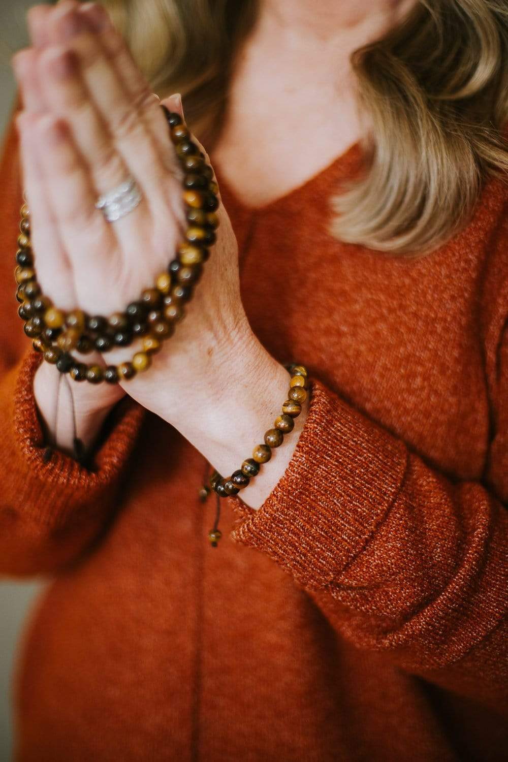 Tiger Eye Wrist Mala - Image 9